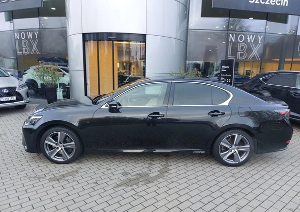 Lexus GS cena 99000 przebieg: 118801, rok produkcji 2016 z Szczecin małe 497